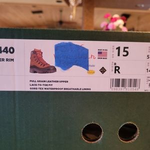 Danner Men's Crater Rim Hike Boot size 15R / brand new never worn.